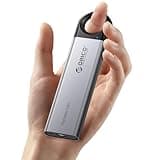 ORICO 4TB External SSD - Ultra-Fast 460MB/s Speed, Hanging Hook Design, Plug & Play, USB-C & A 2-in-1 Cable, Durable & Portable Storage for USB-C Smartphones, Tablets, Laptops - C5