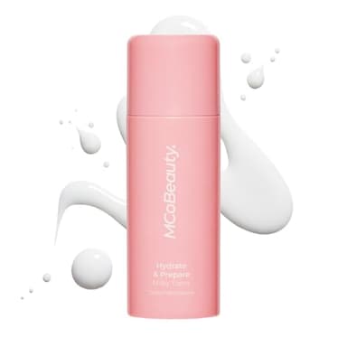 MCoBeauty Hydrate & Prepare Milky Toner - Ceramide Hyaluronic Acid Toner Essence for Plump Dewy Glazed Skin - Calming Hydrating Face Milk - Makeup Prep for Dry Sensitive Skin - Vegan & Cruelty Free