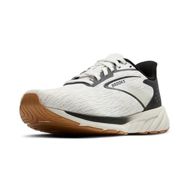 Brooks Women’s Anthem 7 Neutral Running Shoe - White/Black/Tan - 9 Medium