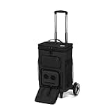The #1 Rolling Cooler with Speakers on Amazon. 20-Watt Bluetooth Speakers for Parties/Festivals/Boat/Beach/Camping. Rechargeable, Works with iPhone & Android (Black, Latest Premium Edition)