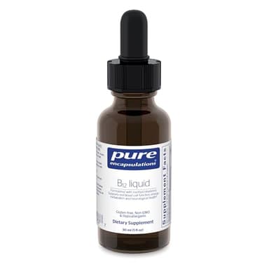 Pure Encapsulations B12 Liquid | 1,000 mcg Vitamin B12 (Methylcobalamin) Supplement to Support Nerves, Immune Health, Energy, and Cognitive Function* | 1 fl. oz.