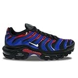 Nike Men's Air Max Plus Trainers, Black Blue Red, 10.5 US
