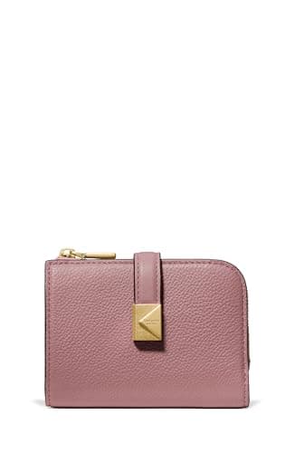 kate spade new york Deco Pebbled Leather Small Compact Wallet
