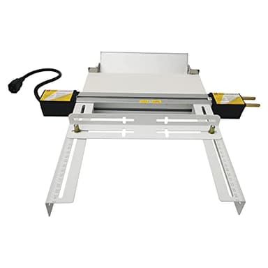 PreAsion 110V Acrylic Plastic Heat Bending Machine 48inch/125cm with Length Setting Bracket Angle Adjustment PVC Bender
