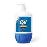 QV Cream with 10% Glycerin (1050g) Rich Protective Moisturiser for Sensitive, Dry Skin, Fragrance Free, Noncomedogenic Body Cream, Hydrating Skin Care for Eczema, Psoriasis, Dermatitis, Pump Bottle