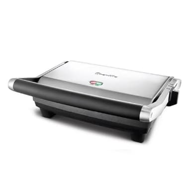 Breville BSG520XL Panini Duo Nonstick Sandwich Maker Press, 2 Slice, Brushed Stainless Steel