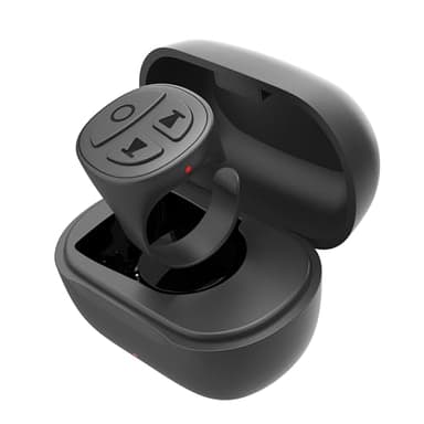 Vekesen Tiktok Scrolling Ring, Bluetooth Camera Remote Control, Scrolling Ring Remote for iPhone TikTok FB YouTube IG Android Phone, Fingertip Wireless Scroller Page Turner (Black)