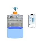 Moray ME201W Tuya Smart Life Mobile APP Wireless WiFi Smart Home Remote IP65 Waterproof Ultrasonic Liquid Water Oil Fuel Tank Level Sensor Monitor Sensor Controller Automatic Alarm Indicator