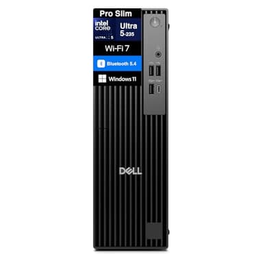 Dell Pro Slim QCS1250 SFF Desktop, Formerly Optiplex (Intel Ultra 5-235 (Beats i7-14700), 16GB DDR5, 512GB SSD, WiFi 7, RJ-45, HDMI+DP, KB & Mouse, Win 11 Pro)