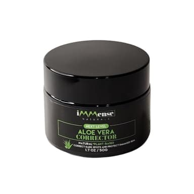 iMMense Naturals Aloe Vera Cream, Correct Dark Marks, Dry Skin and New Scars on Body, Face Cream for Blemishes, Reduce Appearance of Scars from Acne, Dark Spot Remover For Men, Women and Kid