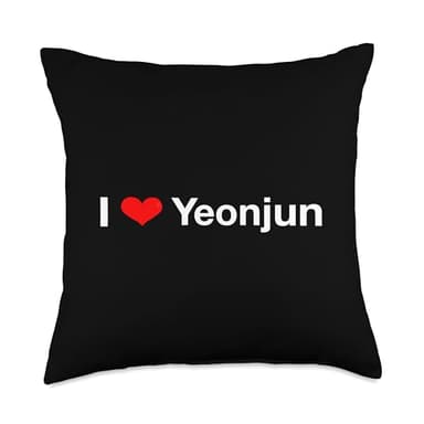 I Heart Yeonjun Throw Pillow
