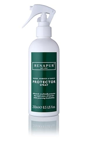 Renapur Suede, Nubuck, Fabric Waterproofing/Stain Protection — Eco-Friendly, Non-Toxic, for Shoes, Boots, Sneakers & Clothing (8.5 fl.oz) - Packaging May Vary