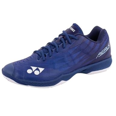 YONEX Men's Power Cushion Aerus Z 2 Badminton Shoes - Ultra-Lightweight Durable Indoor Court Shoes with Shock Absorption, Navy Blue, 10