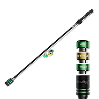 Golf Swing Trainer Aid Without Ribbon (Right-Handed) for Indoor Practice Speed Training, Improved Rhythm, Grip, Flexibility, Balance, Tempo and Strength