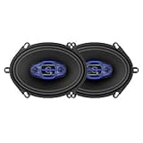 Jensen JS6804 4-Way 5x7 / 6x8 inch 4-Way Car Audio Speakers Pair with 320 Watts Peak Power | 35mm Mylar Balanced Dome Midrange | Two 15mm Piezo Tweeters | Fits Many Ford Vehicles