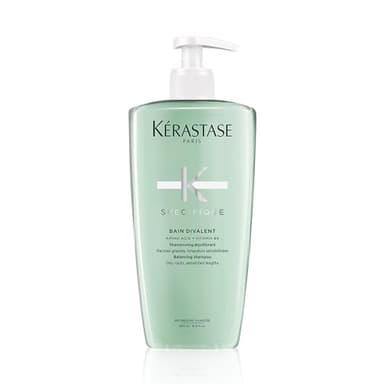 Kerastase Specifique Balancing Shampoo For Oily Scalp & Hair - Cleanses Oil From Roots and Hydrates Dry Hair Ends, 16.9 Fl Oz