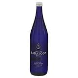 Saratoga Still Spring Water, Glass Water Bottle, 28 Oz
