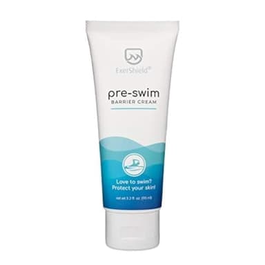 Exershield Pre-Swim Lotion –Barrier Cream for Swimmers – Protects Skin from the drying and itchy effects of pool and spa water