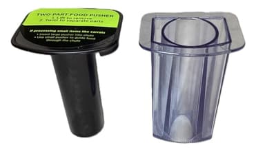 2-Part Chute Pusher Set for Ninja BL491 BL492 BL493 BL494 CT670V CT671AV CT672A CT672V Blender - MUST READ Details - Compact Size