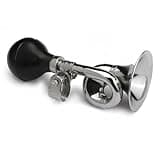 WASYDY Manual Retro Air Clown Horn -Metal Snail Bugle Funny Horn for Golf Cart (Yamaha, EZGO, Club Car), Bicycles, Scooter, Boats, RVs, Kids & Adults Party Toys - Loud & Safe Golf Cart Accessory