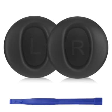 Aiivioll Noise Earpad for Wyze Headphones Replacement Ear Pads, Headphone Protective Pads, Ear Pad Cushions Made of Soft Protein Leather with Memory Foam, Sound Isolating (Black)