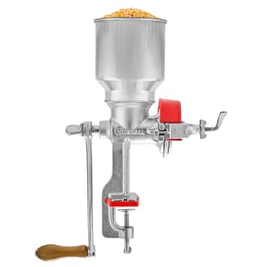 Victoria Manual Cast Iron Grain Mill with High Hopper, Premium Corn-Grinding Mill and Grain Grinder, Made in Colombia