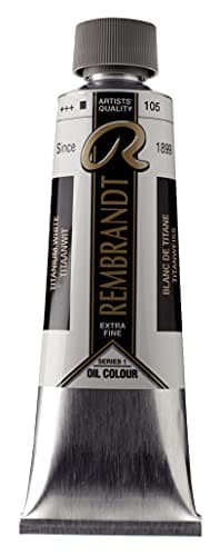 Rembrandt Oil Colour Tube 150 ml Titanium white (safflower oil) 105 (01071052)