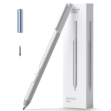 Microsoft Surface Pen - Precision Bluetooth Stylus, Long Battery Life, Customizable, Platinum for Surface Pro 11, 10, 7+, Go, Laptop, Book, Studio
