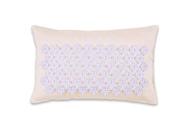 Kanjo Premium Unscented Acupressure Pillow - 100% Undyed Cotton Linen - Coconut Husk Fill - Relieves Back Pain and Neck Pain