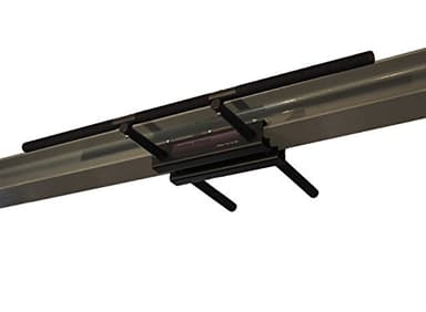 Firstlaw Fitness - 600 LBS Weight Limit - I-Beam Pull Up Bar - Straight Long Bar - (Black) Grip Tape.