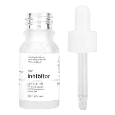 Generic Mild Hair Growth Inhibitor Serum,for Face, Arm, Legs Body Hair, Unscented, 0.34 Fl Oz, Lotion, Natural Plant Extract, Unisex