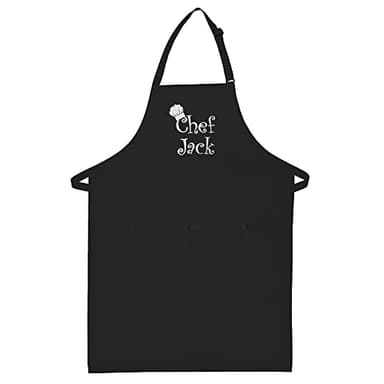 Made in the USA Personalized Embroidered Premium Adult Apron for Men Women Fathers Mothers Day Kitchen BBQ Grilling Gift