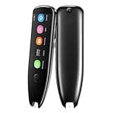 Scan Reader Pen, OCR Digital Translation Pen Scanner 112 Language Translator Device Support Text Extract Intelligent Recording Scanner Pen with 3.5 Inch Touch Screen for Businessmen Students Adults