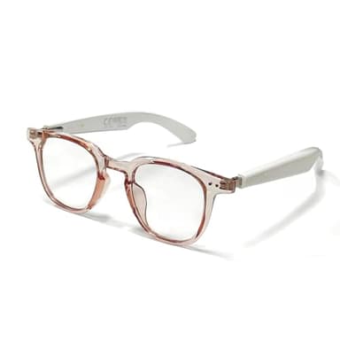 ORGWAUK Smart Bluetooth Glasses, Sunglasses with UV and Blue Light Protection, AI Real-time Translation with 140 Languages, Touch Control, Music & Call for Athletic/Outdoor, Unisex (White)