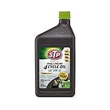 STP Premium Small Engine 4 Cycle Oil Formula, SAE10W-30 Small Engine Oil Engine Care Formula Reduces Wear for Lawnmower, Push Mower, Tractor, 32 Oz, STP
