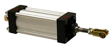 Buyers Products TGC25008VK Tailgate Cylinder, Tie Rod Style Cylinder-Clevis Mount-0.75 Rod X 8 Inch Stroke With Manual Air, 2.5" Bore, Pneumatic Tailgate Application For Dump Trucks