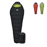 TETON Sports LEEF Ultralight Mummy Sleeping Bag Perfect for Backpacking, Hiking, and Camping; 3-4 Season Mummy Bag; Free Stuff Sack Included
