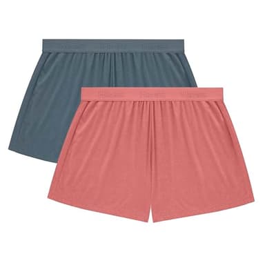 Hanes Women's Originals Supersoft Sleep Shorts, Comfywear Lounge Shorts, 3.25", 2-Pack
