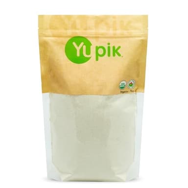 Yupik Organic Oat Flour, Gluten-Free, 2.2 lb (35.2 oz), Non-GMO, Vegan, Kosher, Finely Ground Whole Grain Oats, Salt-Free, Oil-Free, Fine Meal, Good Source of Fiber, Ideal for Baking & Cooking