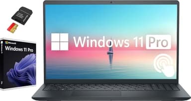 Dell Inspiron 15" FHD Touchscreen Business & Student Laptop Computer, 64GB RAM 2.5TB Storage (2TB SSD+ 512GB SD Card), 10-Cores Intel Core i5, Windows 11 Pro with Microsoft Office Included, Black