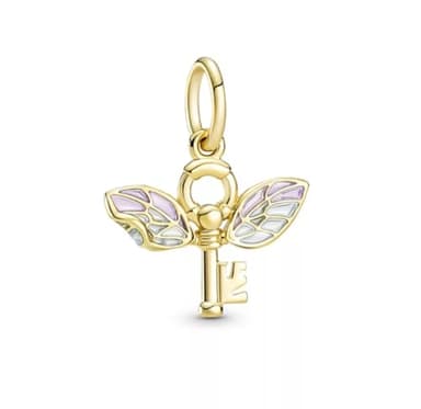 CHARMY´S Winged Key Charm Sterling Silver Harry Potter Charm Compatible with Pandora Charms for Women, Charm Bracelet, Necklace Charms & Bracelets – Harry Potter Charms for Bracelets