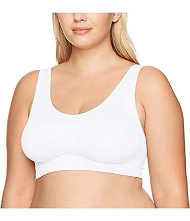 Bali womens Bali One Smooth U Bralette Bras, White, X-Large US