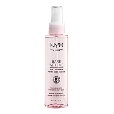 NYX PROFESSIONAL MAKEUP Bare With Me Multitasking Face Primer & Makeup Setting Spray, Hydrating Face Mist for up to 8HR Wear, Long-Lasting, Vegan Formula