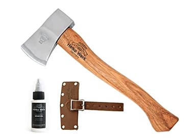 1844 Helko Werk Germany Classic Pathfinder Hatchet - Made in Germany Camping, Bushcraft, Survival, Backpacking, Small Lightweight Hatchet - Head 1.25 lbs, Handle 15 in. (Pathfinder) #11438