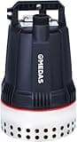 MEDAS Electric Submersible Clean Water Pump 1/2 HP 1700 GPH Portable Sump Pumps One Year Non-Stop Running Durable Transfer Pumps for Ponds,Pools,Basement and Drain