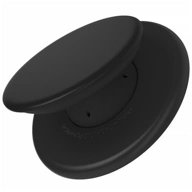 Sinjimoru for MagSafe Phone Grip, Soft Silicone Magnetic Finger Grip for iPhone 17/16/15/14/13, Comfortable One-Touch Holding, M-Tap Tok Black