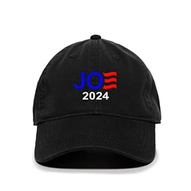 DSGN By DNA Joe Biden 2024 Baseball Cap Embroidered Cotton Adjustable Dad Hat Black