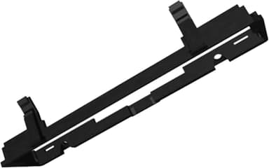 Automotive Relocation Bracket for HVAC E46, AC Control and Stereo Upgrade Mount, Aftermarket System Compatible, No-Cut Installation (White)