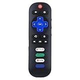 Replacement Remote Control Only for Roku TV, Compatible for TCL Onn Sharp Element Westinghouse Philips Roku Smart TVs