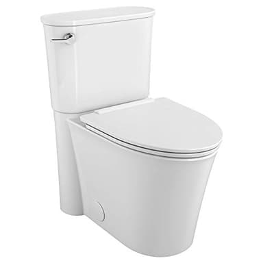 American Standard Studio S Right Height Elongated Toilet with Seat - Left Hand Trip Lever, Water-Saving High-Efficiency Toilet